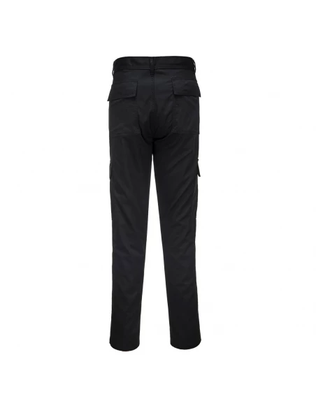 Pantalon combat coupe ajustée slim couleur : Noir taille 44 - PORTWEST
