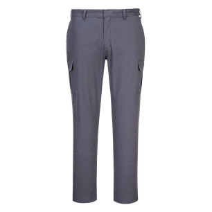 Pantalon combat Slim Stretch couleur : Gris Anthracite taille 38 - PORTWEST