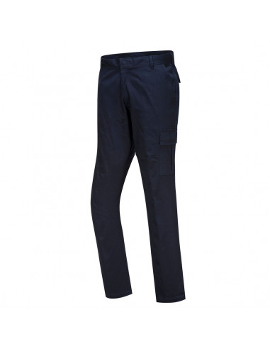 Pantalon combat Slim Stretch couleur : Marine Foncé taille 40 - PORTWEST