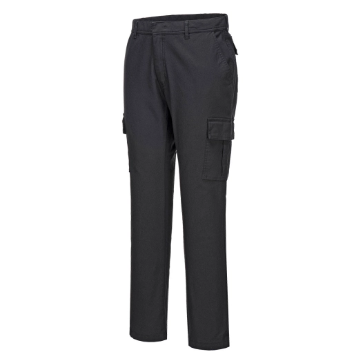 Pantalon combat Slim Stretch couleur : Noir Short taille 50 - PORTWEST