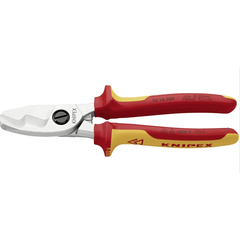 Coupe cable 1000v 2 tranchant sc95 16 200sb - KNIPEX