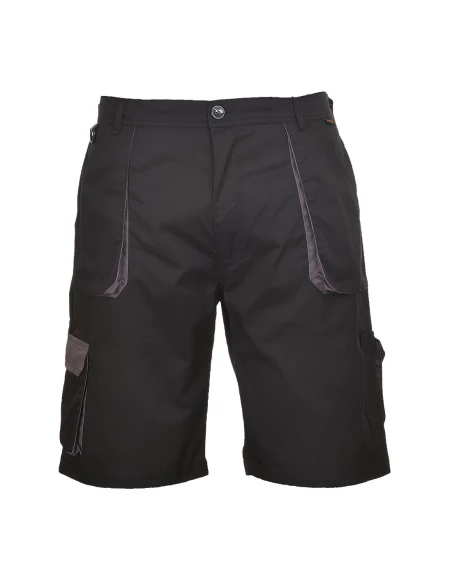 Bermuda Portwest Texo Contrast couleur : Noir taille M - PORTWEST