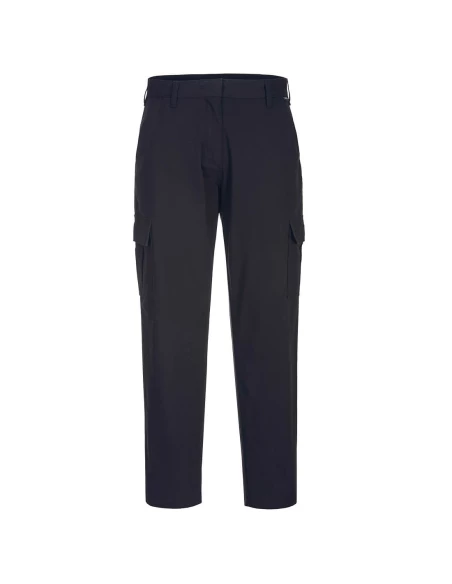 Pantalon cargo extensible pour Femmes couleur : Noir taille 48 - PORTWEST