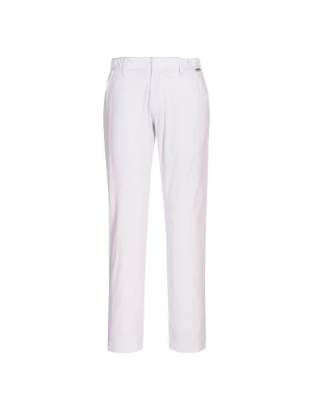 Pantalon Chino Strech coupe slim couleur : Blanc taille 44 - PORTWEST