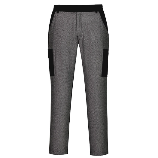 Pantalon Combat avec partie frontale résistant aux coupures couleur : Noir taille XXL - PORTWEST