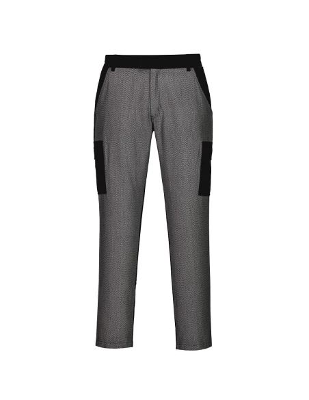 Pantalon Combat avec partie frontale résistant aux coupures couleur : Noir taille XXL - PORTWEST