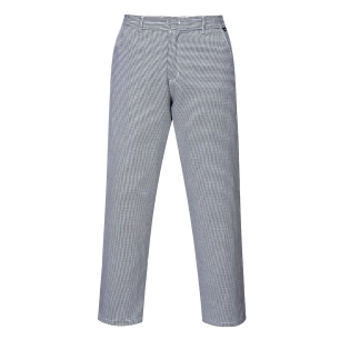 Pantalon Cuisine Harrow couleur : Pied de poule taille M - PORTWEST