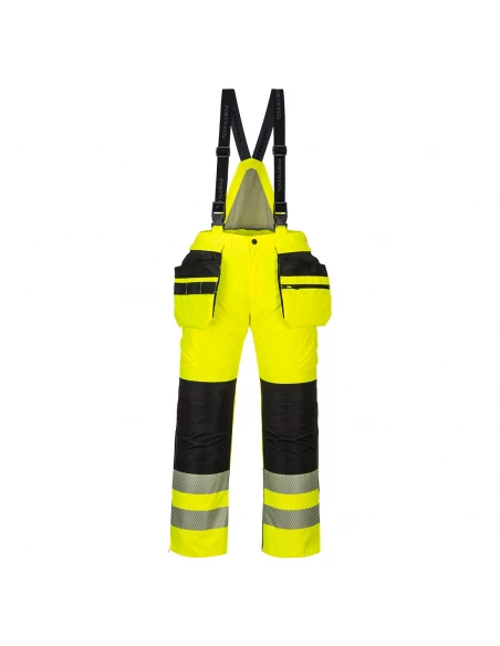 Pantalon d'hiver PW3 haute visibilité couleur : Jaune/Noir taille XL - PORTWEST