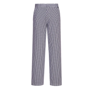 Pantalon de cuisine Barnet couleur : Bleu Check taille S - PORTWEST