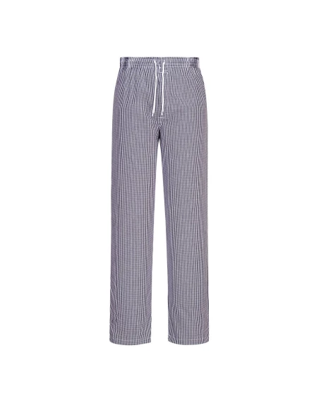 Pantalon de cuisine Bromley couleur : Bleu Check taille M - PORTWEST