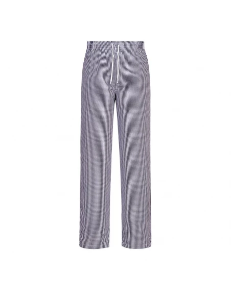 Pantalon de cuisine Bromley couleur : Bleu Check taille XXS - PORTWEST