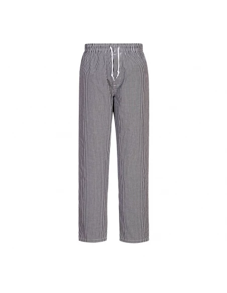 Pantalon de cuisine Bromley couleur : Échiquier Noir taille S - PORTWEST
