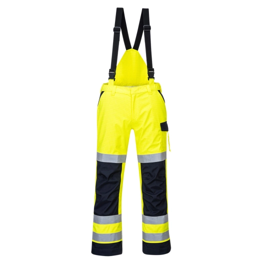 pantalon de pluie multi normes arc électrique couleur : Jaune/Marine taille S - PORTWEST