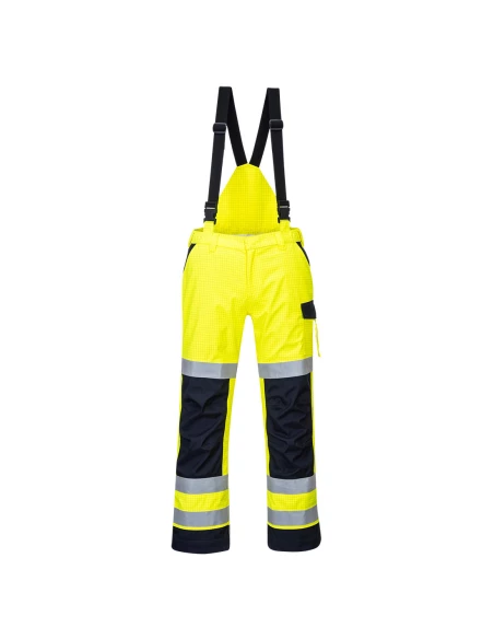 pantalon de pluie multi normes arc électrique couleur : Jaune/Marine taille XL - PORTWEST