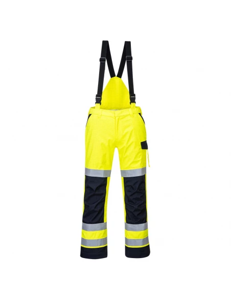 pantalon de pluie multi normes arc électrique couleur : Jaune/Marine taille XXXL - PORTWEST
