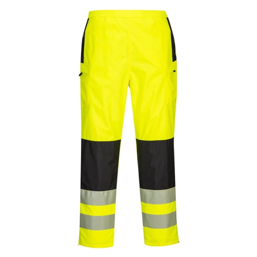 Pantalon de pluie PW3 Hi-Vis pour Femme couleur : Jaune/Noir taille XS - PORTWEST