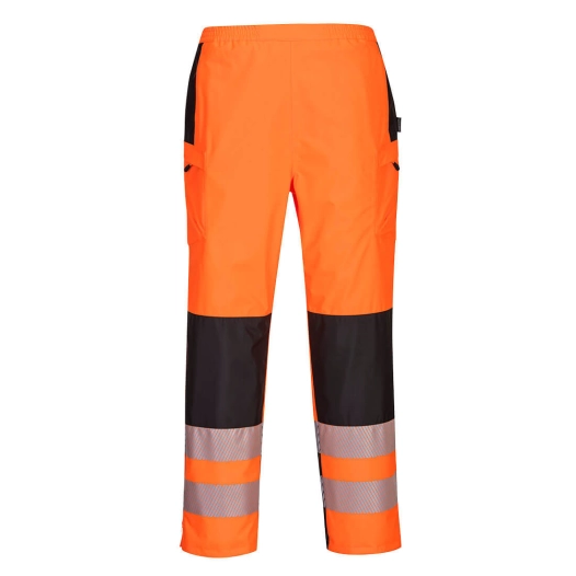 Pantalon de pluie PW3 Hi-Vis pour Femme couleur : Orange/Noir taille XXL - PORTWEST
