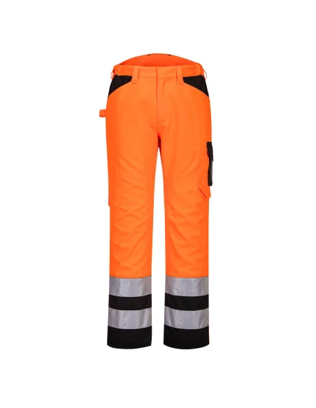 Pantalon de service Hi-Vis PW2 couleur : Orange/Noir taille 44 - PORTWEST