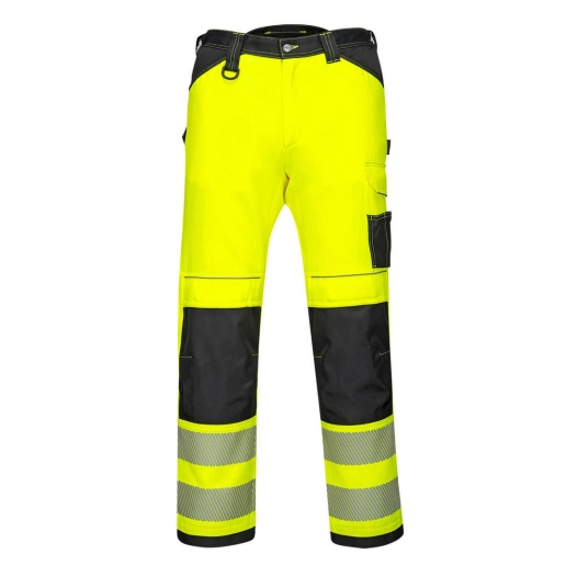Pantalon de travail PW3 Stretch Holster couleur : Jaune/Noir taille 34 - PORTWEST