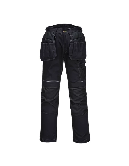 Pantalon de travail PW3 Stretch Holster couleur : Noir taille 44 - PORTWEST
