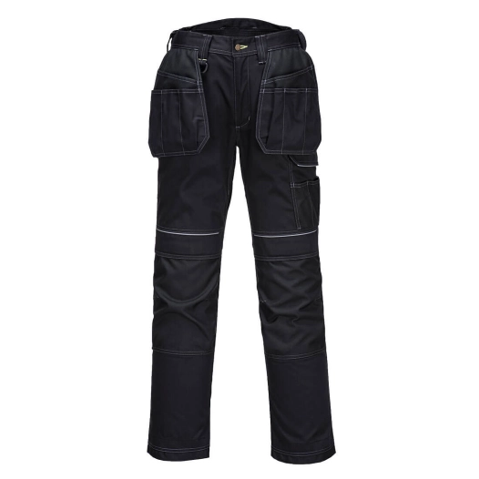 Pantalon de travail PW3 Stretch Holster couleur : Noir taille 46 - PORTWEST