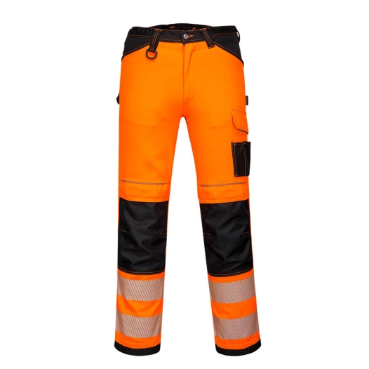Pantalon de travail PW3 Stretch Holster couleur : Orange/Noir taille 48 - PORTWEST