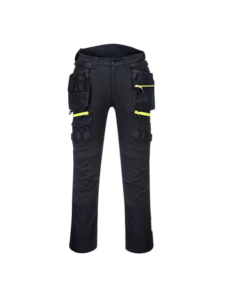 Pantalon DX4 poches flottantes démontables couleur : Noir Short taille 56 - PORTWEST