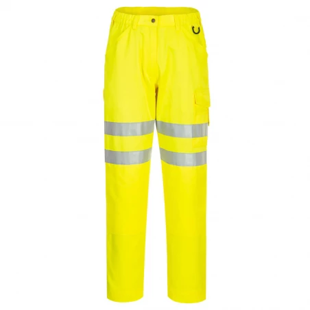 Pantalon éco haute visibilité couleur : Jaune taille 48 - PORTWEST