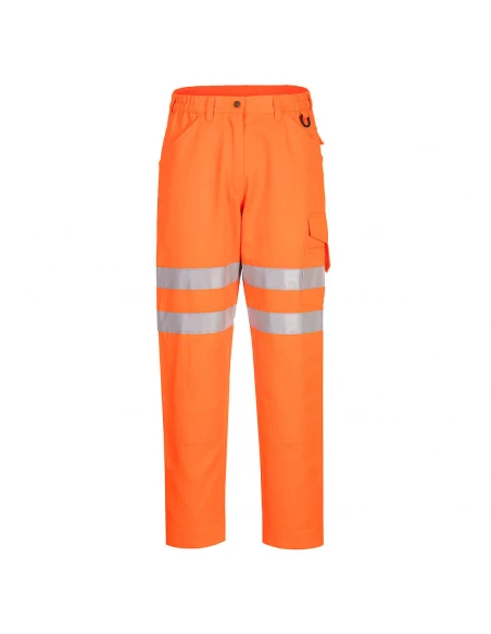 Pantalon éco haute visibilité couleur : Orange taille 40 - PORTWEST