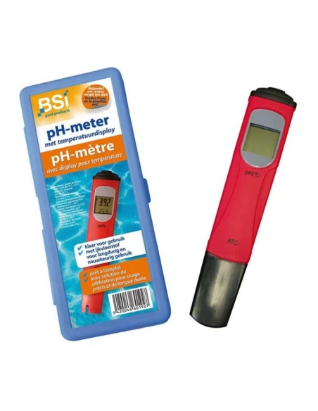 Ph-mêtre et thermomêtre digital pour piscine et spa - BSI