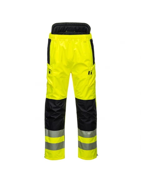 Pantalon extrême haute visibilité PW3 couleur : Jaune/Noir taille XXL - PORTWEST