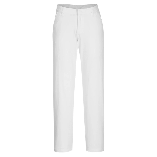 Pantalon femme Chino slim couleur : Blanc taille 52 - PORTWEST