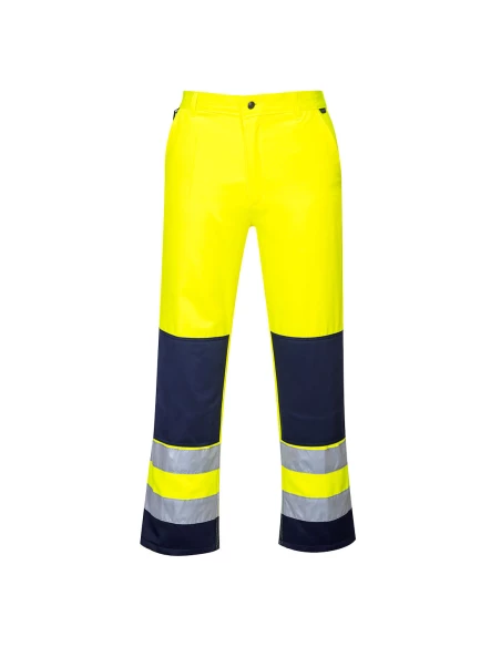 Pantalon Haute-Visibilité Séville couleur : Jaune/Marine taille XXL - PORTWEST