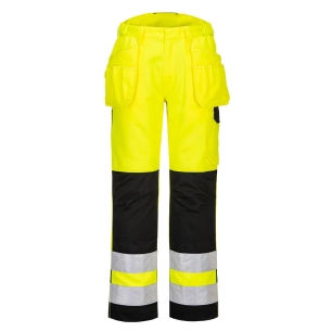 Pantalon Holster haute visibilité PW2 couleur : Jaune/Noir taille 40 - PORTWEST