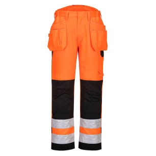 Pantalon Holster haute visibilité PW2 couleur : Orange/Noir taille 40 - PORTWEST