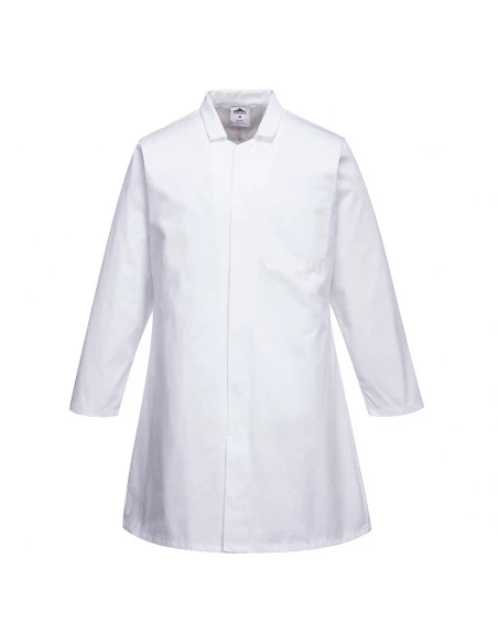 Blouse Homme Agroalimentaire, 1 poche couleur : Blanc taille XXL - PORTWEST