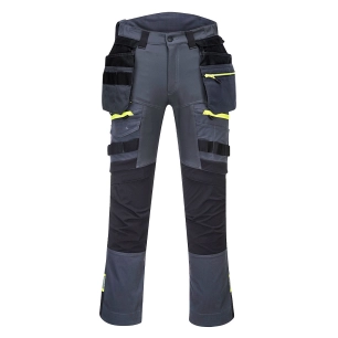 Pantalon DX4 poches flottantes démontables couleur : Gris Métal taille 42 - PORTWEST