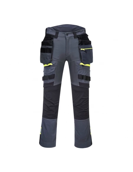 Pantalon DX4 poches flottantes démontables couleur : Gris Métal taille 54 - PORTWEST