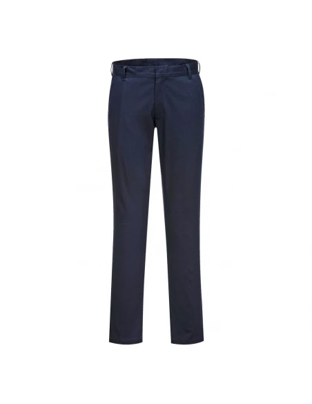 Pantalon femme Chino slim couleur : Marine Foncé taille 52 - PORTWEST