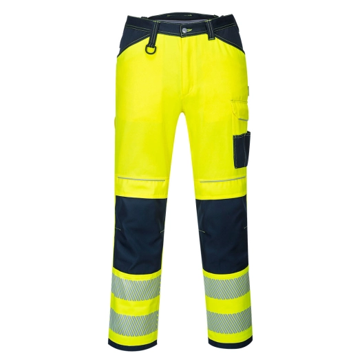 Pantalon PW3 Hi-Vis Work couleur : Jaune/Marine taille 46 - PORTWEST