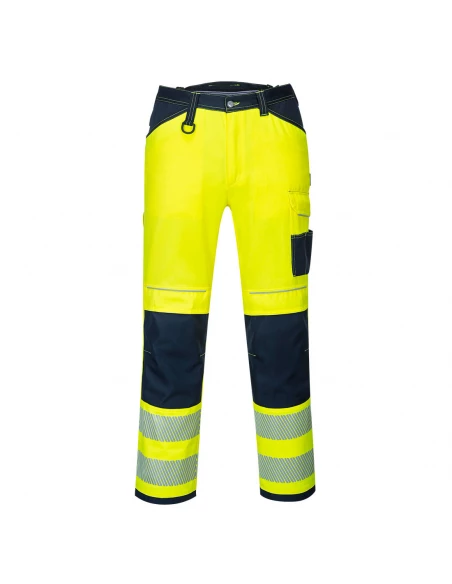 Pantalon PW3 Hi-Vis Work couleur : Jaune/Marine taille 56 - PORTWEST