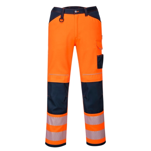 Pantalon PW3 Hi-Vis Work couleur : Orange/Marine taille 56 - PORTWEST