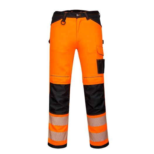 Pantalon PW3 Hi-Vis Work couleur : Orange/Noir taille 38 - PORTWEST
