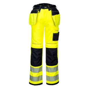 Pantalon PW3 Stretch Holster haute-visibilité couleur : Jaune/Noir taille 46 - PORTWEST