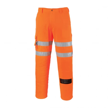 Pantalon Rail Combat couleur : Orange taille XXXL - PORTWEST