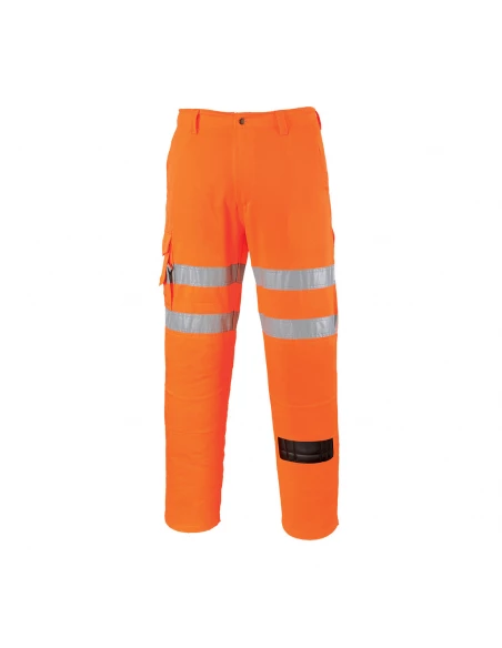 Pantalon Rail Combat couleur : Tall de couleur Orange taille S - PORTWEST