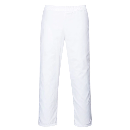 Pantalon taille elastiquée couleur : Blanc taille M - PORTWEST