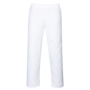 Pantalon taille elastiquée couleur : Blanc taille S - PORTWEST
