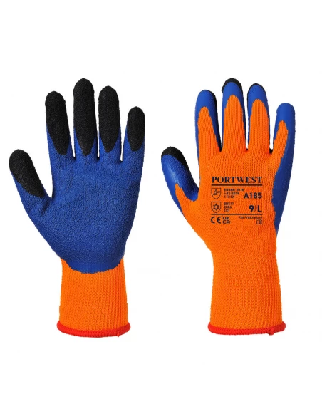 Gant Duo-Therm couleur : Orange/Bleu taille M - PORTWEST