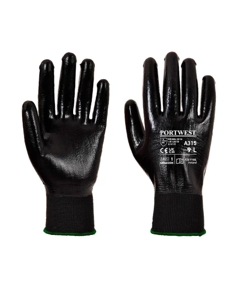 Gant All-Flex Grip couleur : Noir taille M - PORTWEST